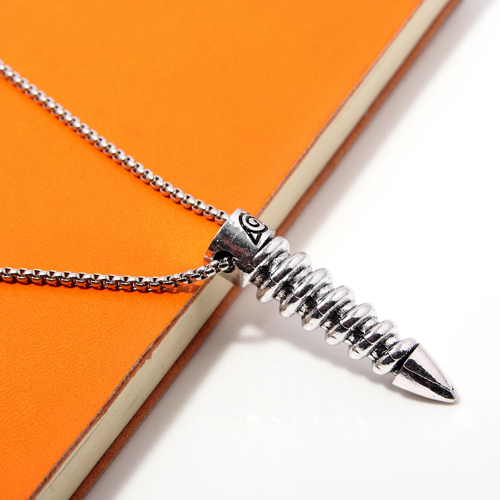 Brdwn Boruto Screws Bullet Style Cosplay Necklace
