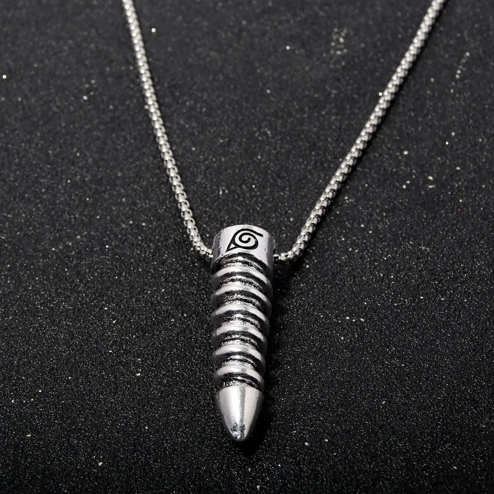 Brdwn Boruto Screws Bullet Style Cosplay Necklace