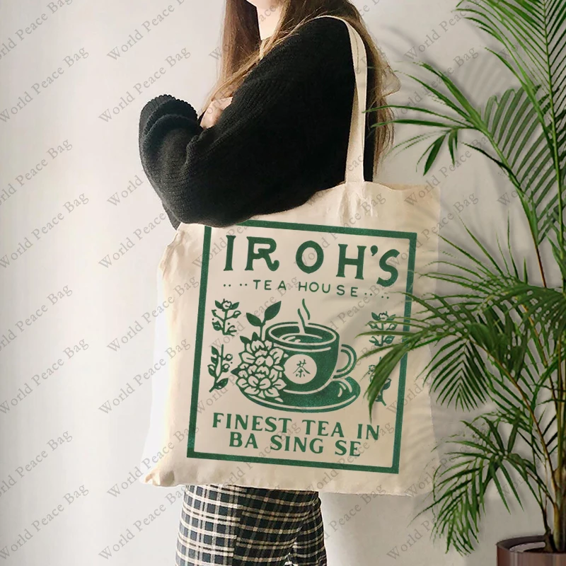 1 PC Uncle Iroh's Tea House Avatar the Last Airbender Tote Bag, Atla Tote Bag, Atla Gift, Jasmine Dragon Tea, Best Gift For Her