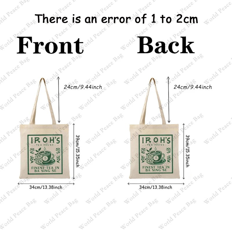 1 PC Uncle Iroh's Tea House Avatar the Last Airbender Tote Bag, Atla Tote Bag, Atla Gift, Jasmine Dragon Tea, Best Gift For Her