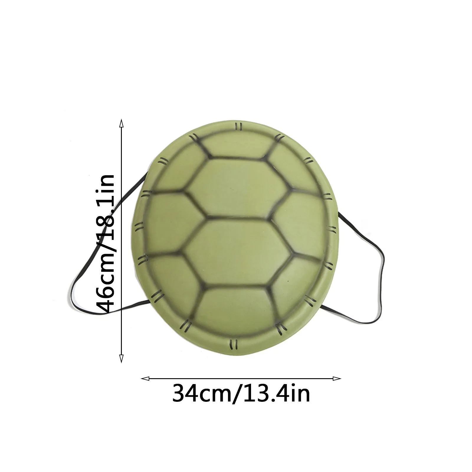 Halloween Turtle Shells Cosplay Simulation Tortoise Shells Photo Props for Role Play Party Performance Costumes Ninja