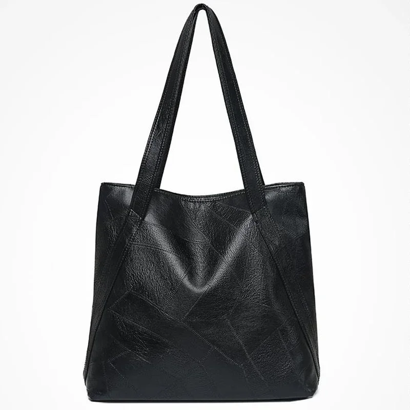 PU Zipper High Quality Women's Shoulder Bag 2024 Soft Faced Large Capacity Fashionable Commuting Women's Shoulder Bag