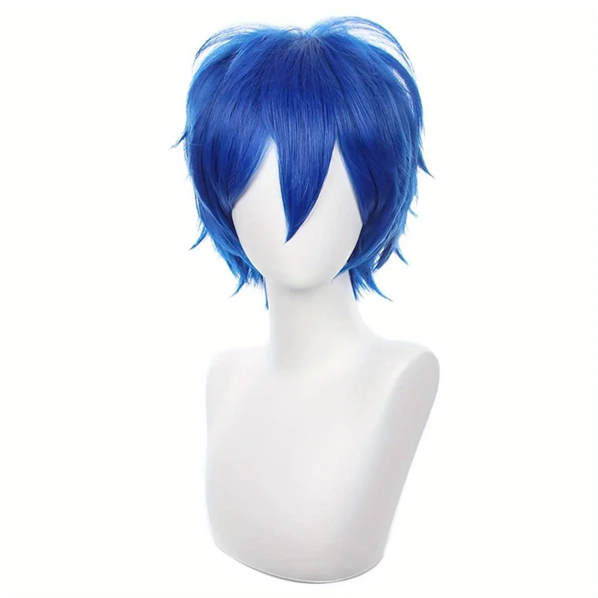 Short Pink Cosplay Wig Short Spiky Fluffy Heat Resistant Layered Synthetic Hair Men Women Halloween Party Wig