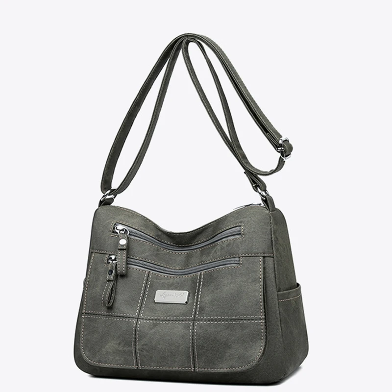 Women's Canvas Shoulder Bag Fashion Multi-functional Outdoor Shoulder Bag Women's Commuter Large Capacity Shoulder Bag Crossbody