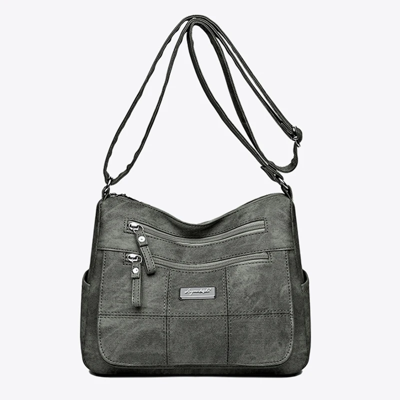 Women's Canvas Shoulder Bag Fashion Multi-functional Outdoor Shoulder Bag Women's Commuter Large Capacity Shoulder Bag Crossbody