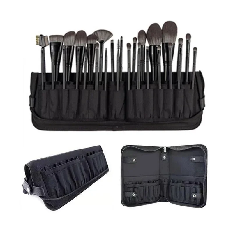 Women Foldable Makeup Brush Bag Organizer Female Travel Cosmetic Toiletry Case for Beauty Tools Wash Accessories Pouch