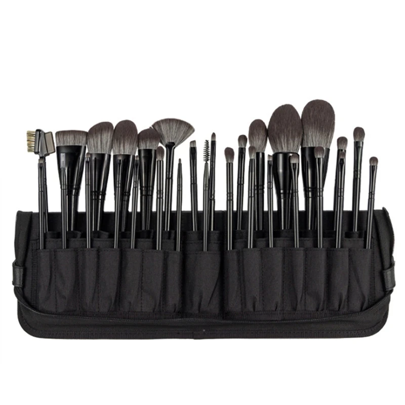 Women Foldable Makeup Brush Bag Organizer Female Travel Cosmetic Toiletry Case for Beauty Tools Wash Accessories Pouch