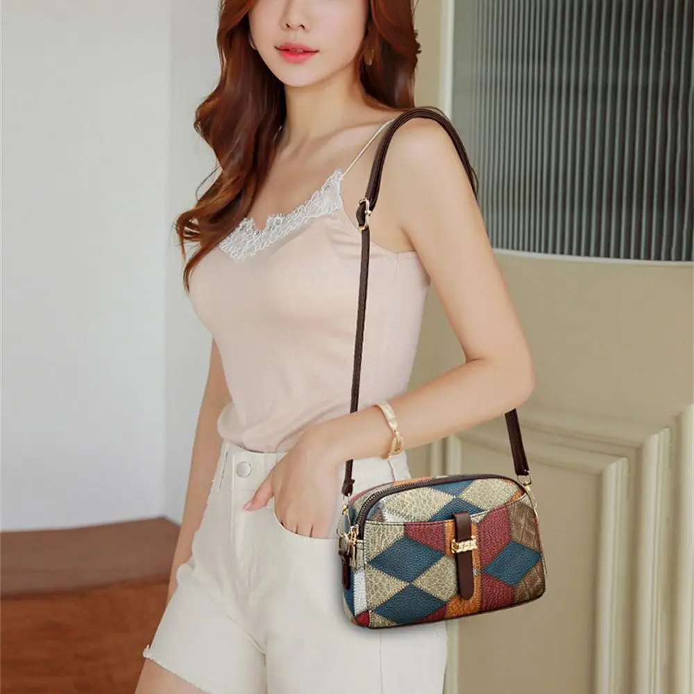 Large Capacity Shoulder Bags Daily PU Lether Crossbody Bags Mom's Bag Women Female