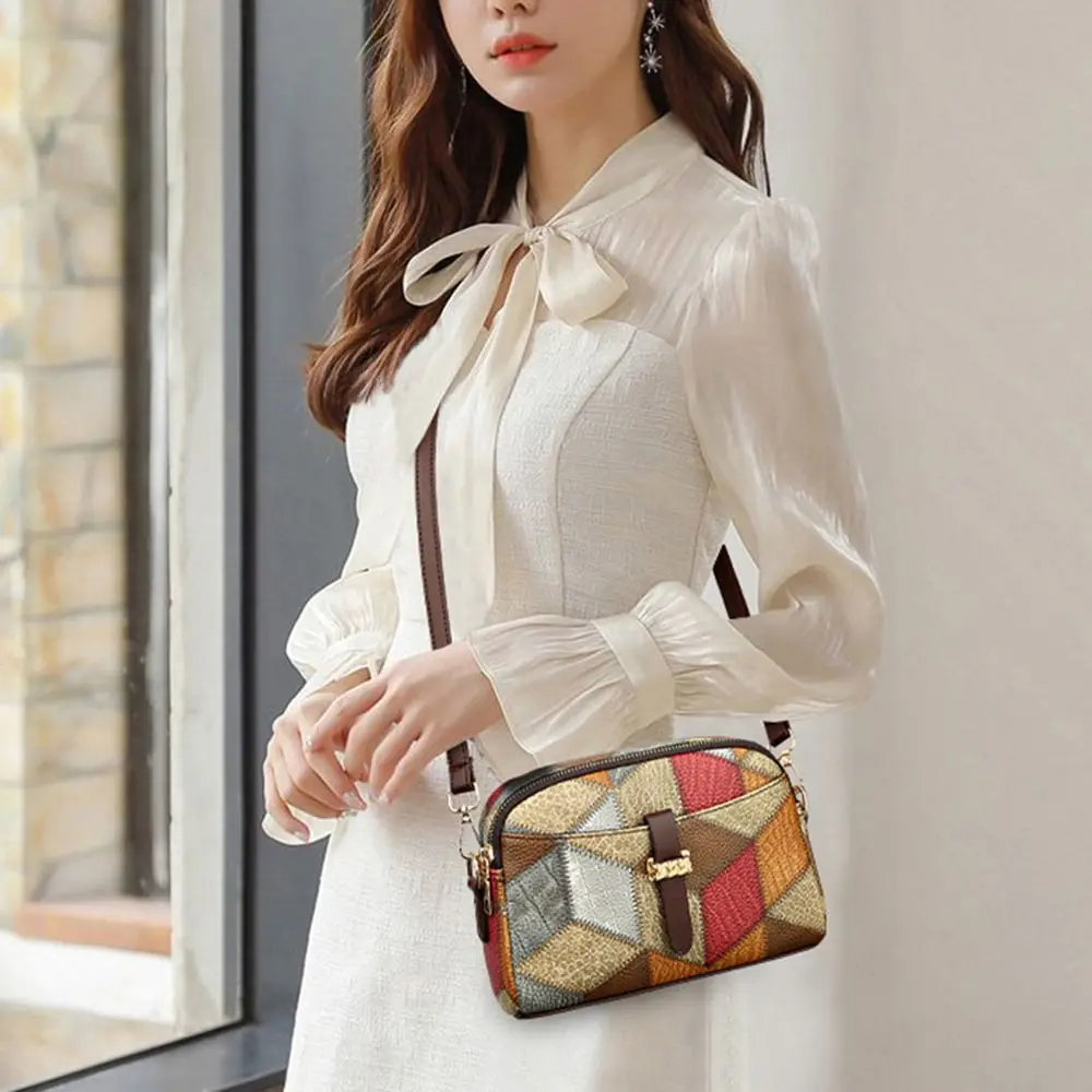 Large Capacity Shoulder Bags Daily PU Lether Crossbody Bags Mom's Bag Women Female