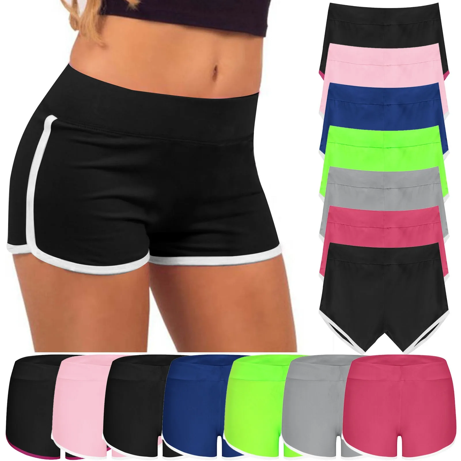 Women Basic Slim Fitting Tight Shorts Boxer Underwear Quick-drying short Sweatpants Jogging Fitness shorts pantalones de mujer
