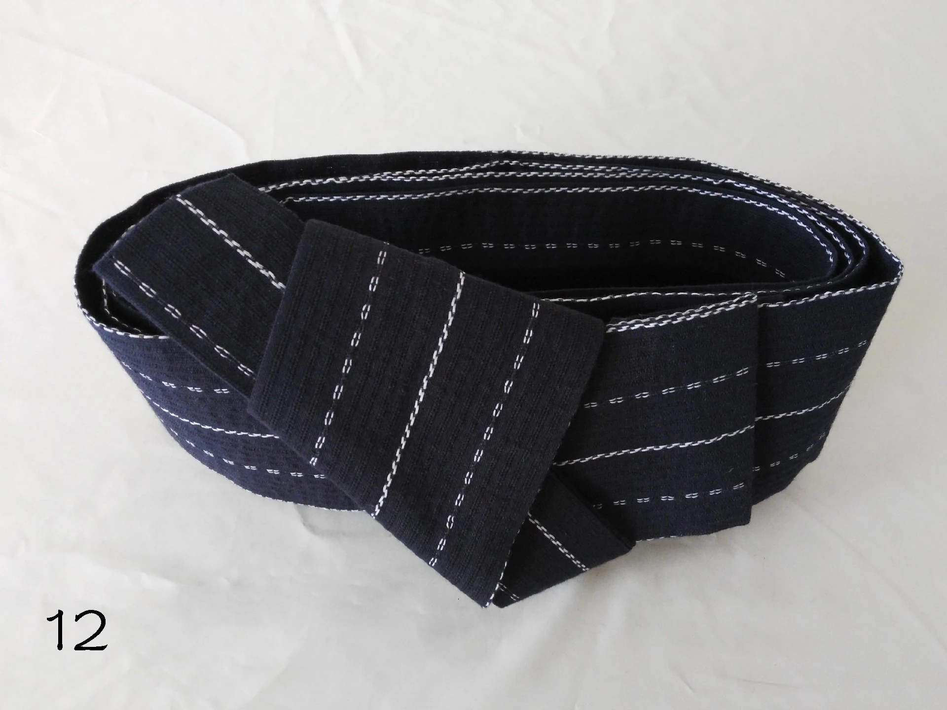 Cotton Navy Japanese Traditional Samurai Kimono For Men Yukata Bathing Robe Hekoobi Sauna Wear Homewear Belt Long Gown
