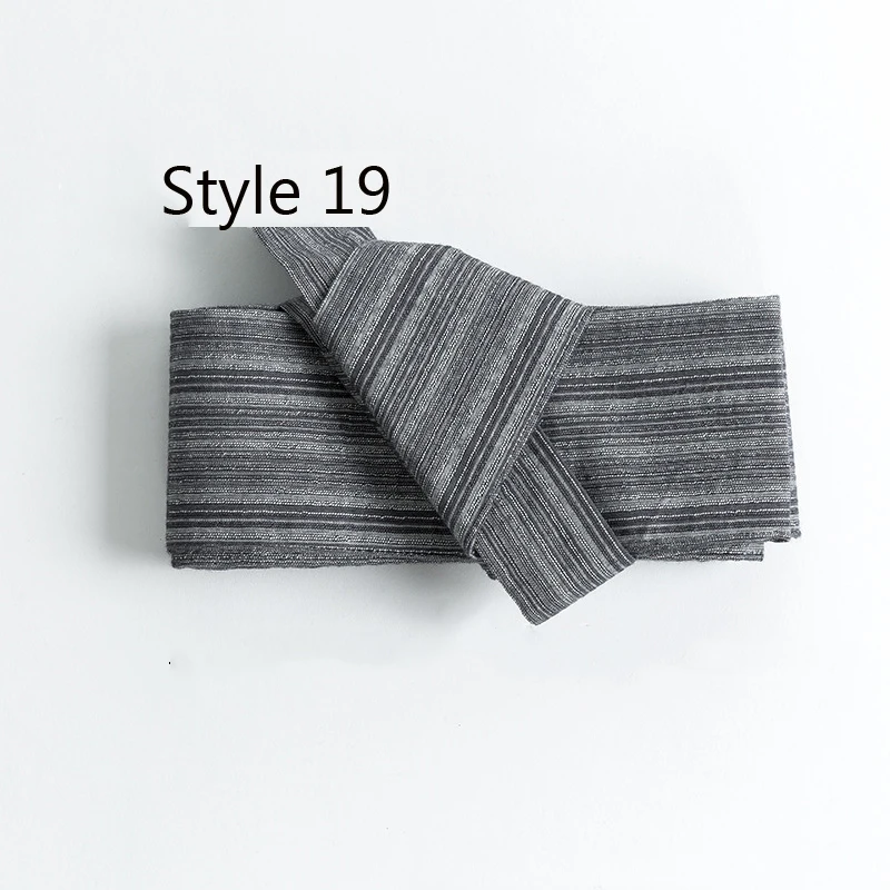 Cotton Navy Japanese Traditional Samurai Kimono For Men Yukata Bathing Robe Hekoobi Sauna Wear Homewear Belt Long Gown
