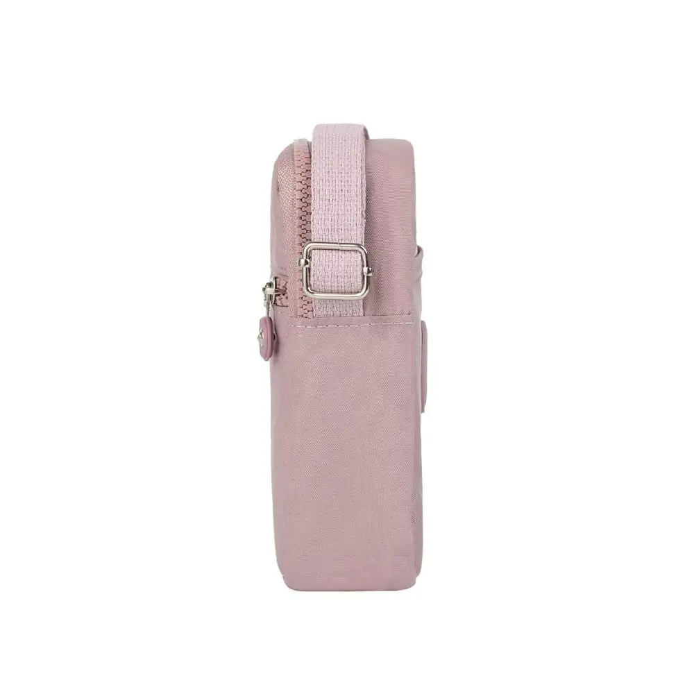 Waterproof Large Capacity Zipper Crossbody Bag Canvas Phone Bag Coin Purse Women Bag Wholesale