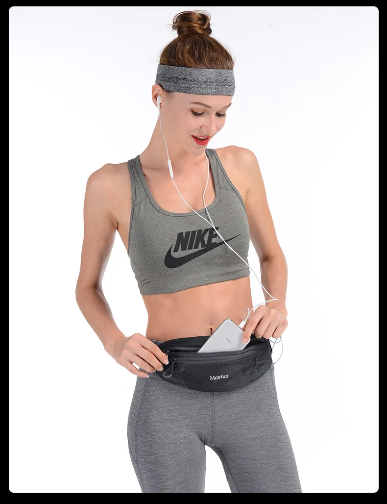 Running Phone Waist Bag, Sports Bag, Multi-Functional Outdoor Equipment for Men and Women, Waterproof Invisible Ultra-Thin Mini