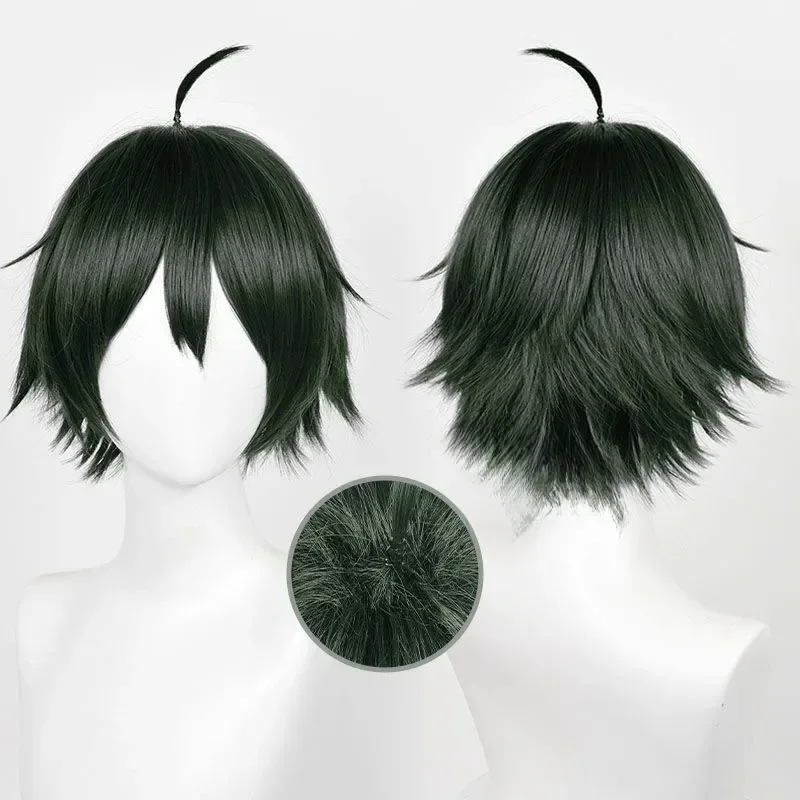 Tadashi Yamaguchi Cosplay Wig Short Dark Green Mixed Heat Resistant Hair Synthetic Hair Anime Cosplay Wigs