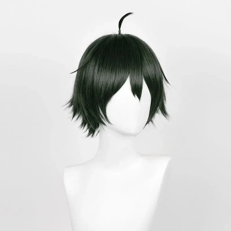 Tadashi Yamaguchi Cosplay Wig Short Dark Green Mixed Heat Resistant Hair Synthetic Hair Anime Cosplay Wigs