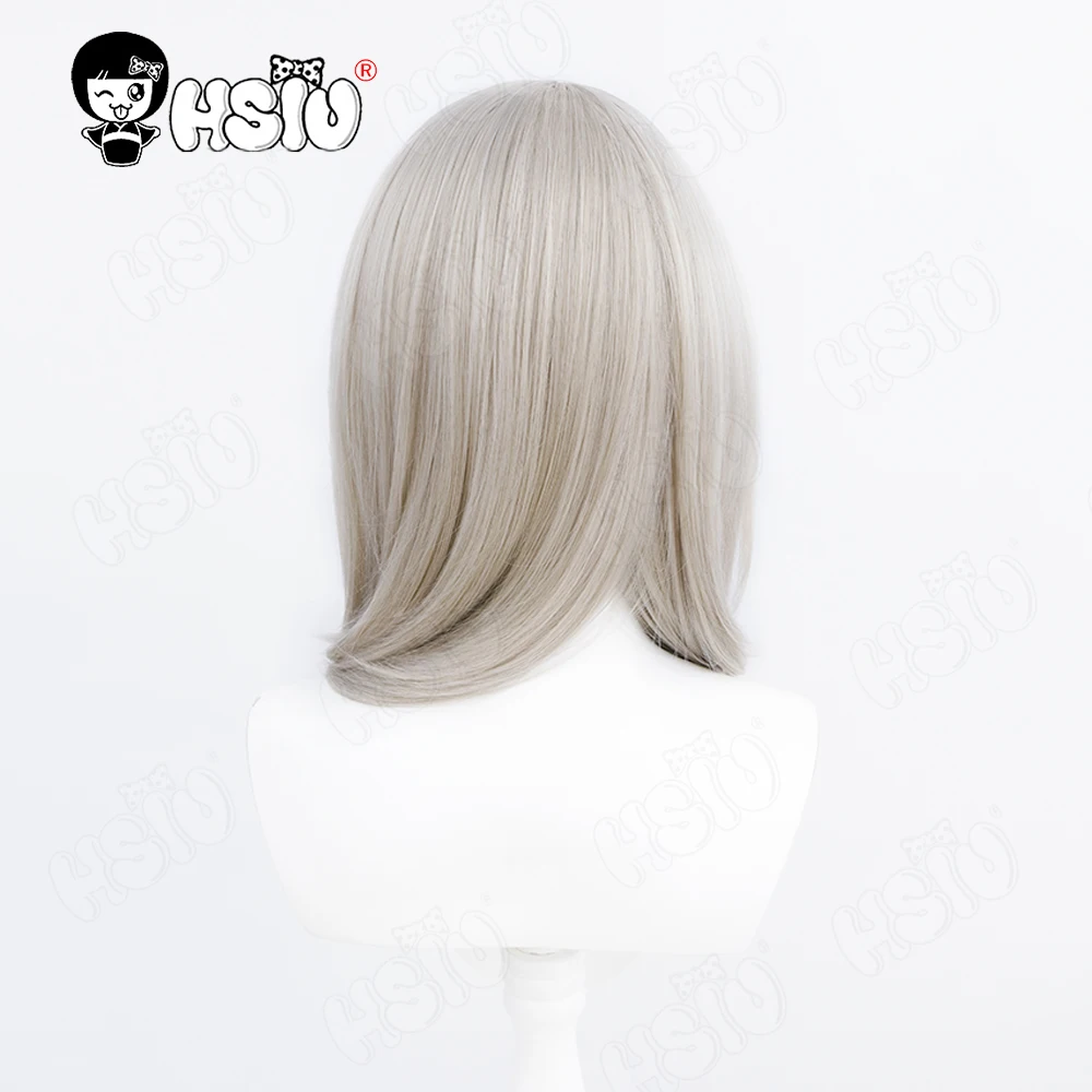 Kawaragi Momoka Cosplay Wig HSIU 50CM Champagne Gray Long Hair Heat Resistant Synthetic Wig Anime GIRLS BAND CRY Cosplay Wig