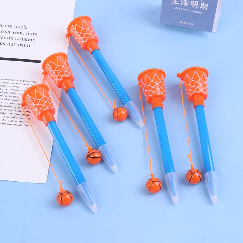 1PCS Sports Basketball Hoop Pens,Basketball Party Favors Novelty Pen 0.7mm Ballpoint Pen Gift Stationery for Kids