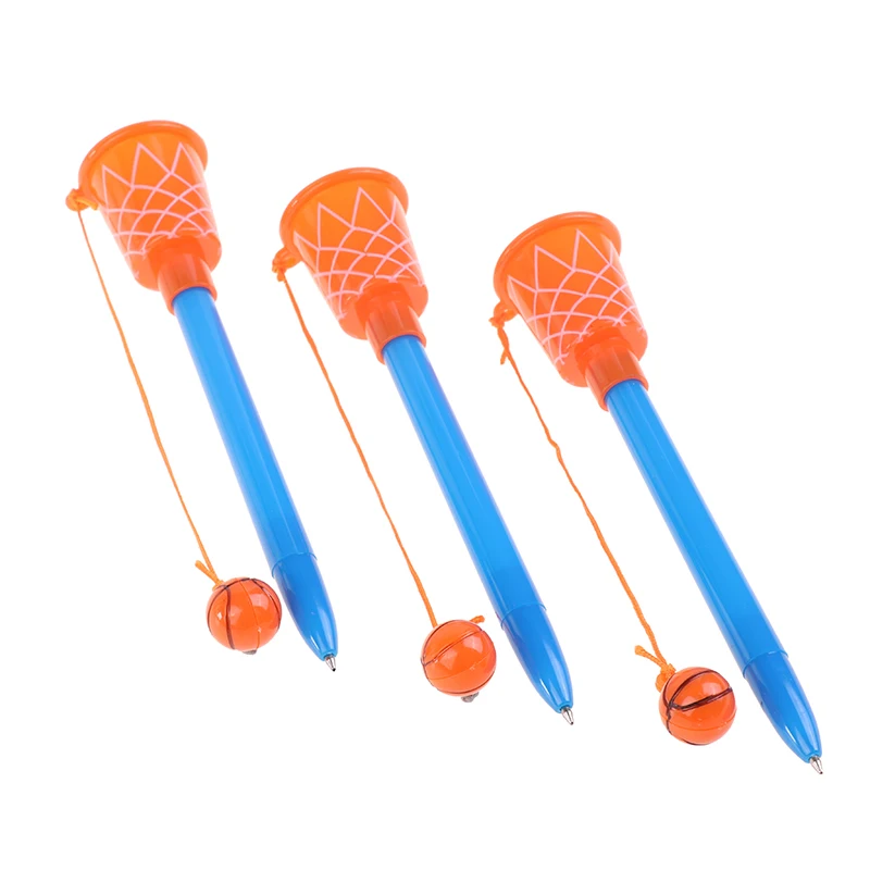 1PCS Sports Basketball Hoop Pens,Basketball Party Favors Novelty Pen 0.7mm Ballpoint Pen Gift Stationery for Kids