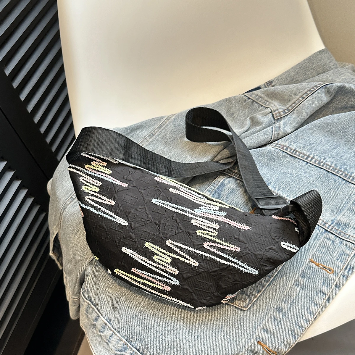 Fanny Packs for Women Men Belt Bag Fashion Waist Packs Lightweight Crossbody Bags Bum Bag for Running Hiking Travel Workout