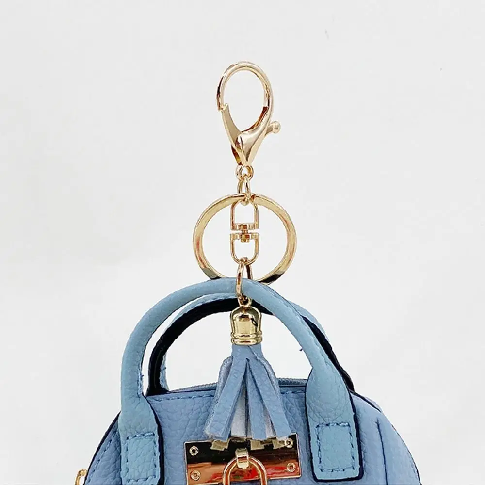 Mini Handbag Coin Purse With KeyChain Mini Luxury Headphone Bag Leather Coin Bag Small Leather Mini Handbag Keychain Women/Lady