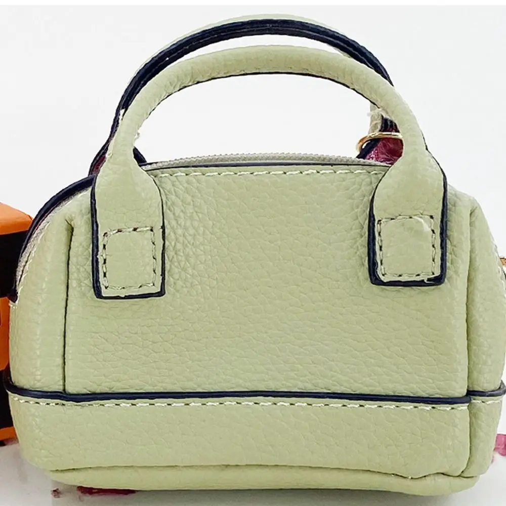 Mini Handbag Coin Purse With KeyChain Mini Luxury Headphone Bag Leather Coin Bag Small Leather Mini Handbag Keychain Women/Lady