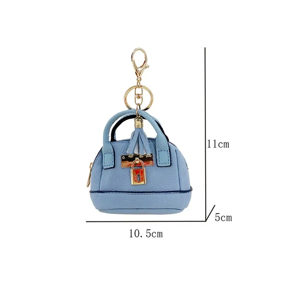 Mini Handbag Coin Purse With KeyChain Mini Luxury Headphone Bag Leather Coin Bag Small Leather Mini Handbag Keychain Women/Lady