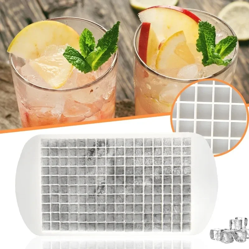 SoftAura 4/6/8/15/160 Grid Large Silicone Ice Cube Tray Food Grade Jumbo Ice Maker Mold Square Ice Tray for Home Kitchen DIY