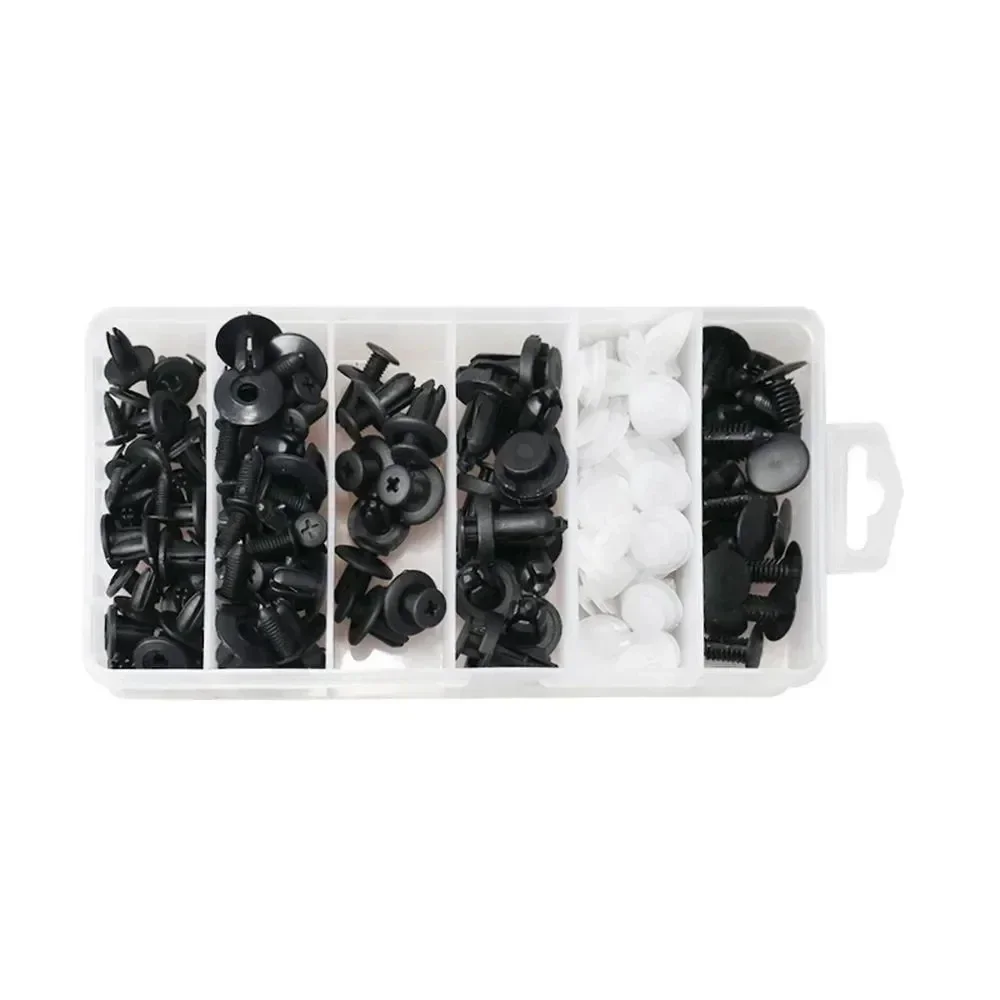 800pcs-100Pcs Car Fastener Clips Kit Fender Rivet Plastic Clips Auto Body Push Retainer Pin Rivet Bumper Door Trim Panel Repair