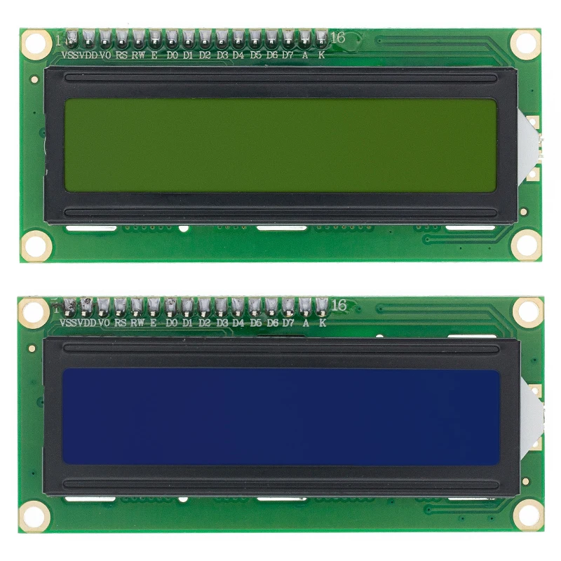 LCD1602 I2C Display Module Blue Green Screen 5V PCF8574 IIC Adapter Llate for Arduino