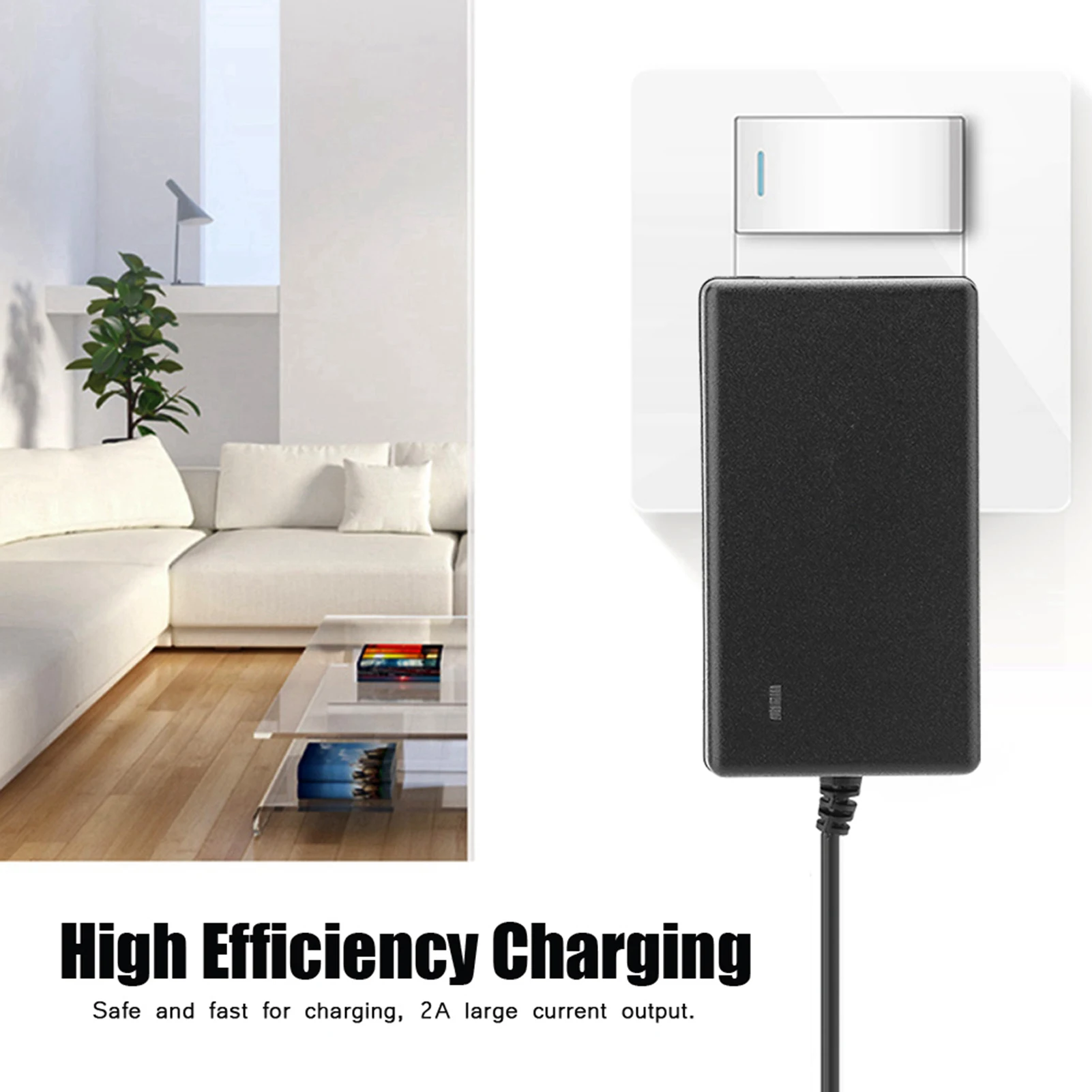 AC 100-240V DC 21V 2A Safe Charge Power Supply Adapter Lithium ion Battery Charger UK Plug