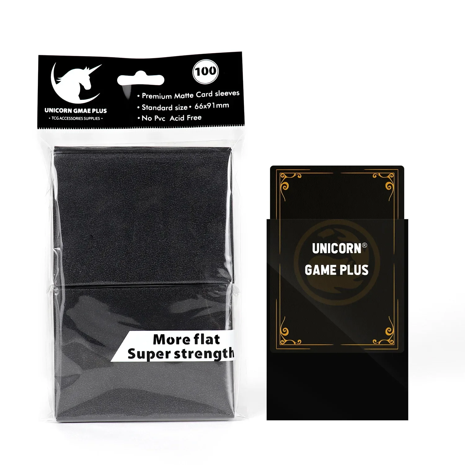 100PCS 66x91mm Matte Standard Size Card Sleeves TCG Trading Cards Protector For Tarot Shield Board Games Magical Cover PKM