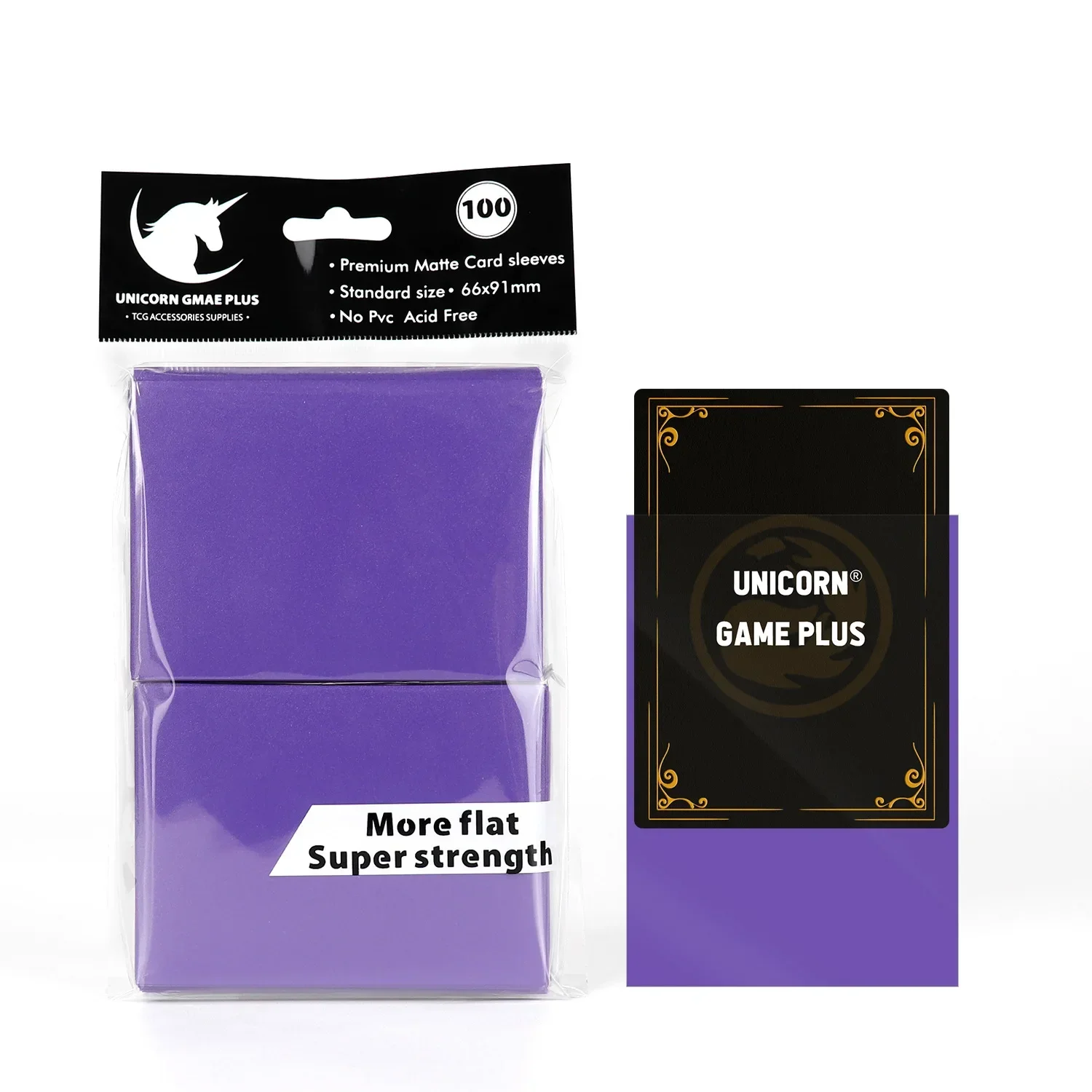 100PCS 66x91mm Matte Standard Size Card Sleeves TCG Trading Cards Protector For Tarot Shield Board Games Magical Cover PKM