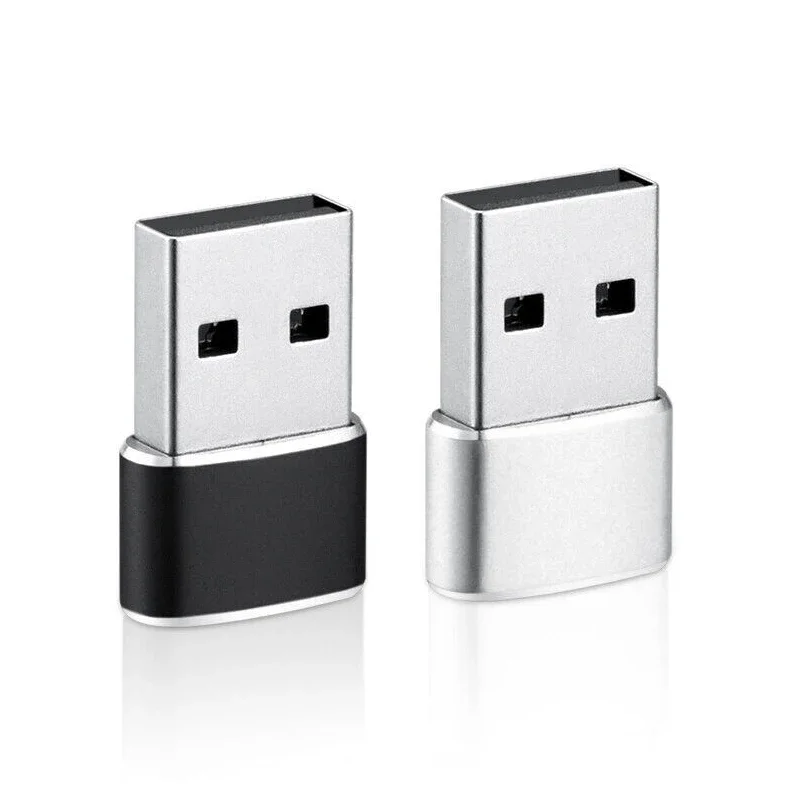 USB to USB C Adapter for iPhone 17 USB C Female to USB Male Car Charger Adapter Type C Converter for Apple 16 for Samsung Galaxy