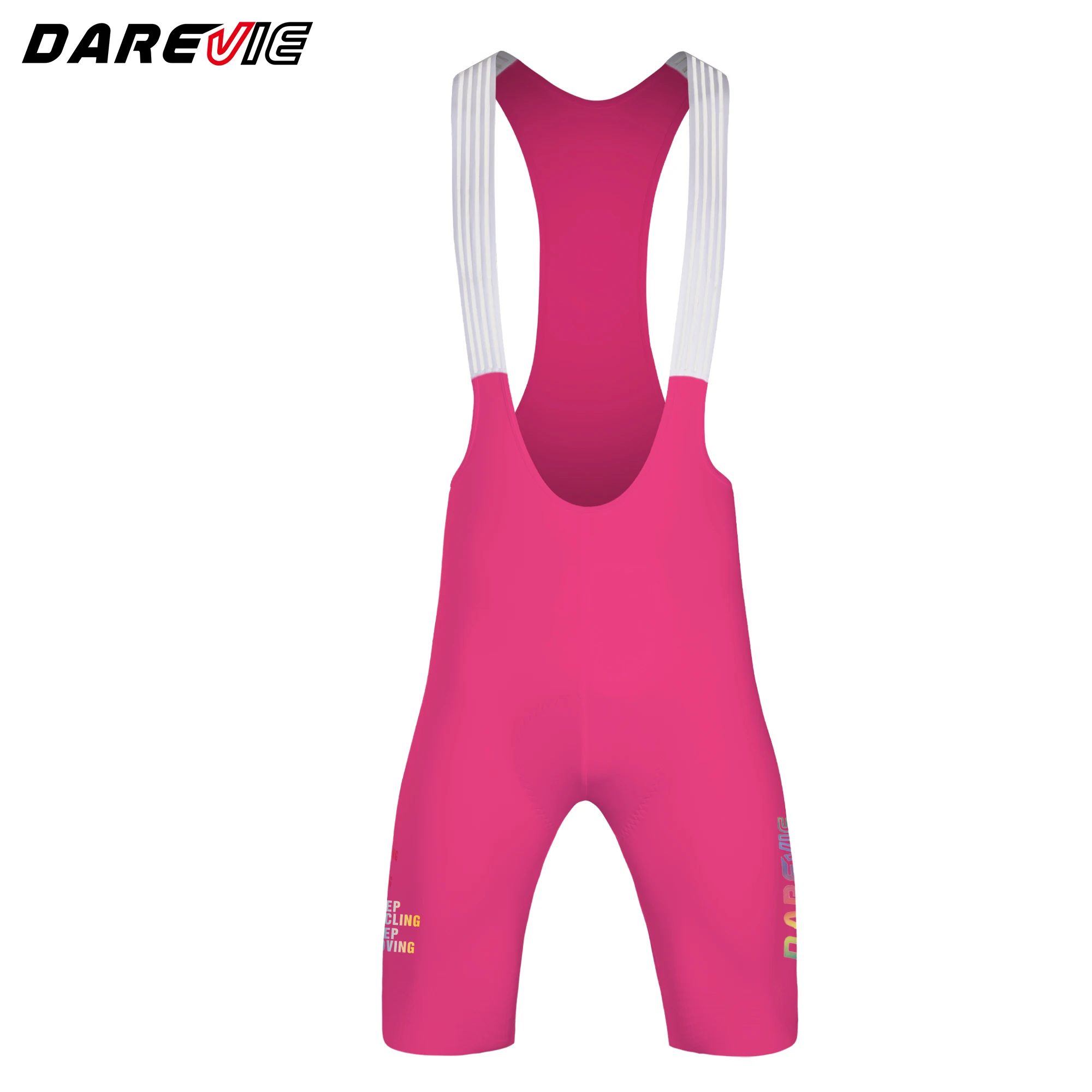 DAREVIE Cycling Bib Shorts Seamless 4.0 Italy ELASTIC-INTERFACE Pad Cycling Shorts Diamond Leg Gripper Men's Bretelelle Shorts