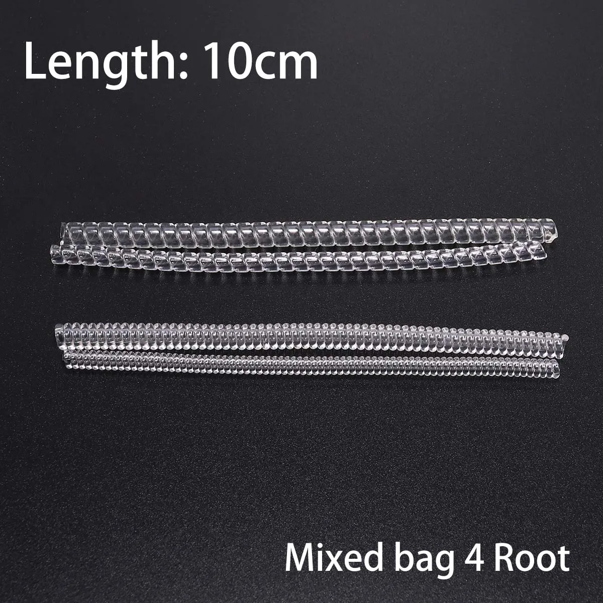 4pcs/lot Transparent Spiral Based Ring Tools Spring Coil Ring Size Adjuster Guard Tightener Reducer Resizing Tool For Jewelry