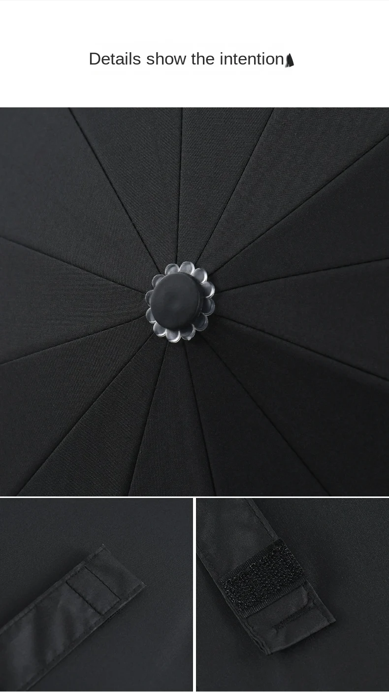 Reinforced 24-Bone Umbrella, Men's Business Strong And Durable Wind-resistant Umbrella, Anti-UV Sunscreen Umbrella Women's Sunny