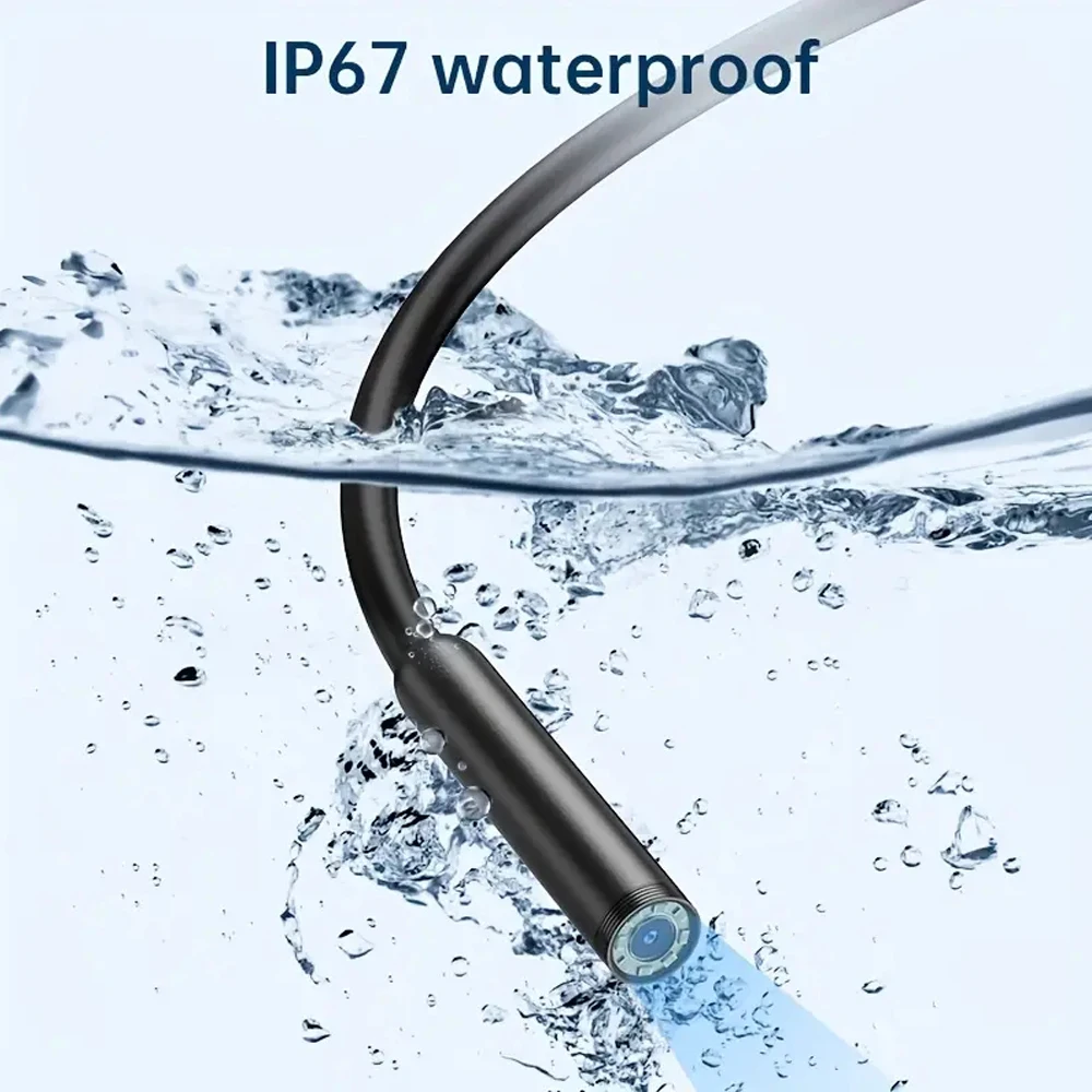 HD1920P Endoscope Inspection  Camera Type-C Mini Inspection Camera IP67  Car Sewer Pipeline Borescope for Android IOS iphone