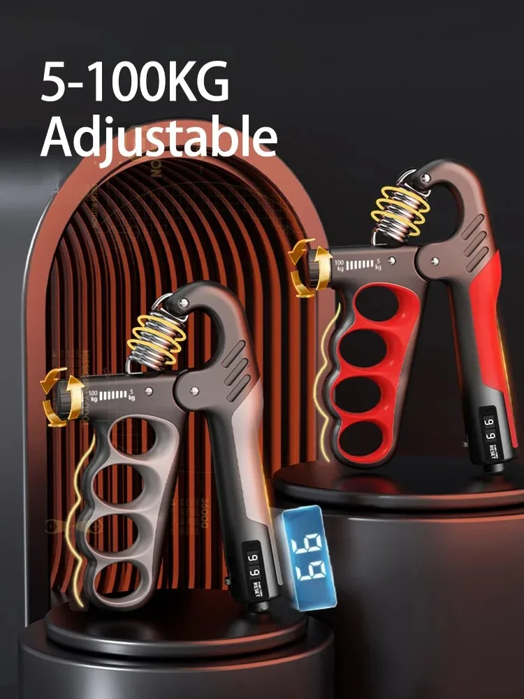 5-60/100/150kg Grip Strength Gym Wrist Expander Hand Strengthener Adjustable Muscle Recovery Fitness Hand Strength Exercise