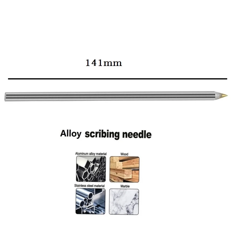 Alloy Scribe Pen Carbide Scriber Pen Metal Wood Glass Tile Cutting Marker Pencil Metalworking Woodworking Hand Tools