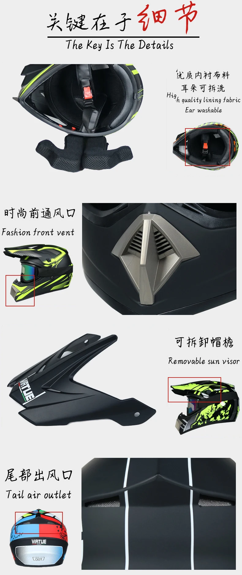 Motorcycle helmet children off-road helmet bike downhill AM DH cross helmet capacete motocross casco
