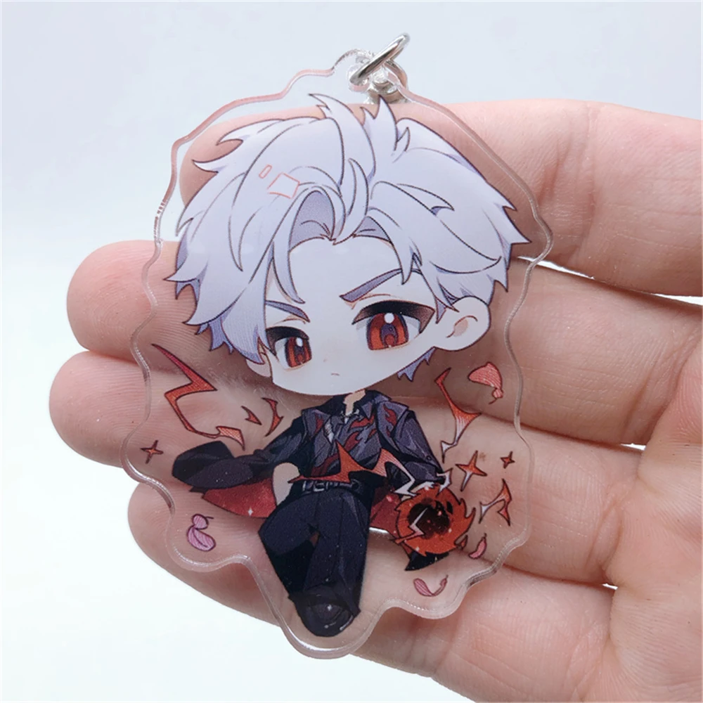 Game Love and deepspace Qinche Sylus Cosplay Costumes Key Chain Keychain Accessories Pendant