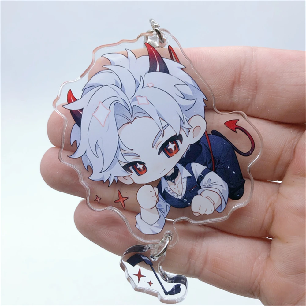 Game Love and deepspace Qinche Sylus Cosplay Costumes Key Chain Keychain Accessories Pendant