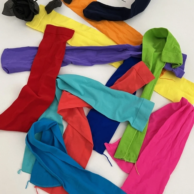Women Knee High Socks Tube Socks Colorful Knee High Stockings Tube Socks