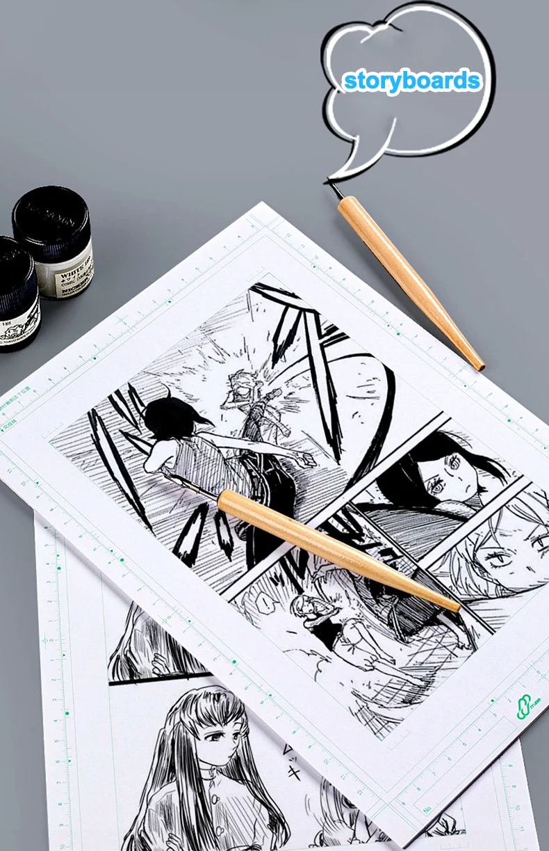A4/B4 30Sheets Special Comic Paper Art Painting Drawing Paper 110g Sketchbook Student Marker Pen Book School Stationery Supplies
