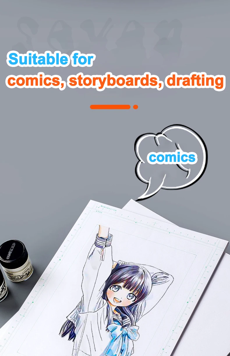 A4/B4 30Sheets Special Comic Paper Art Painting Drawing Paper 110g Sketchbook Student Marker Pen Book School Stationery Supplies