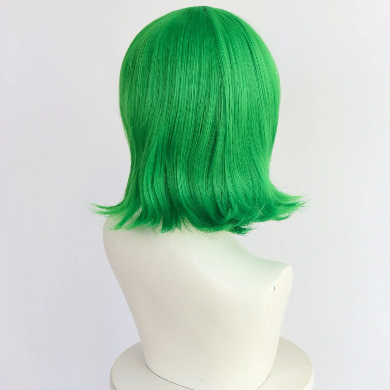 Inside Out Disgust Cosplay Wig Green wig Disgust Cosplay Costume for Women Girl Halloween Christmas School Party Cosplay Wigs