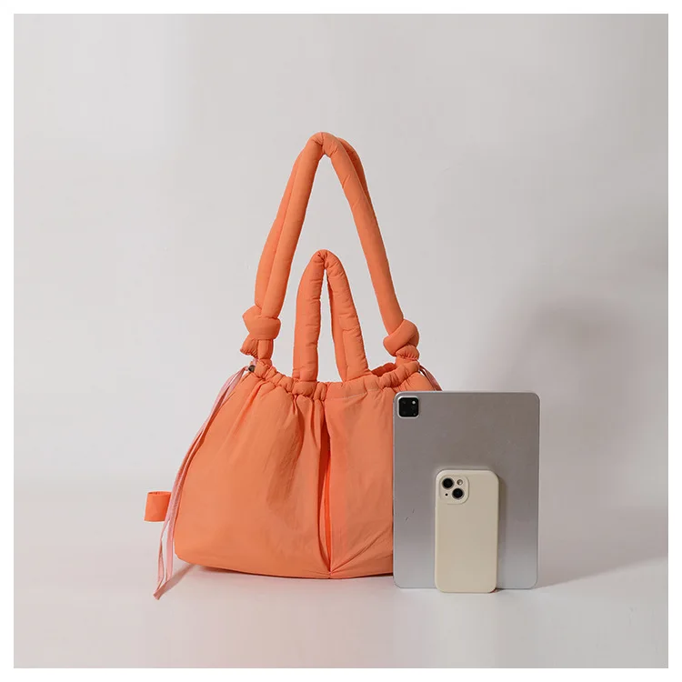 Women's New Bag Down Padded Jacket Bag Fashion Single Shoulder Tote Bag Backpack Crossbody Bag Mochila Femininas Large Tote Bag