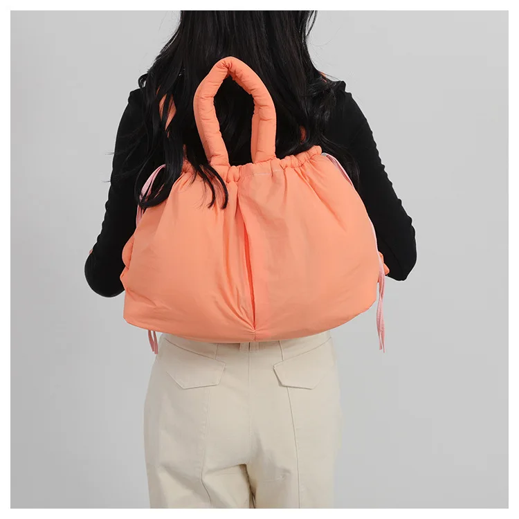 Women's New Bag Down Padded Jacket Bag Fashion Single Shoulder Tote Bag Backpack Crossbody Bag Mochila Femininas Large Tote Bag