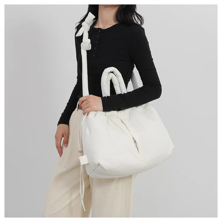 Women's New Bag Down Padded Jacket Bag Fashion Single Shoulder Tote Bag Backpack Crossbody Bag Mochila Femininas Large Tote Bag
